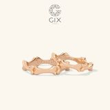  Nhẫn cưới vàng 18k thiết kế hình xương cún Gix - GCR25050048 