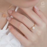  Nhẫn cầu hôn dưới 3 triệu đơn giản vàng 10k & bạc - Sunflower Vow | Gixjewel 