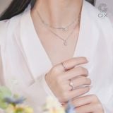  Nhẫn cầu hôn vàng trắng 18k đính kim cương Moissanite - Twine Soul | Gix 