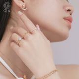  Nhẫn cầu hôn dưới 3 triệu đơn giản vàng 10k & bạc - Sunflower Vow | Gixjewel 