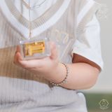  Lắc tay bạc cho bé đính đá Gix Jewel hình chữ love TBBLT32 