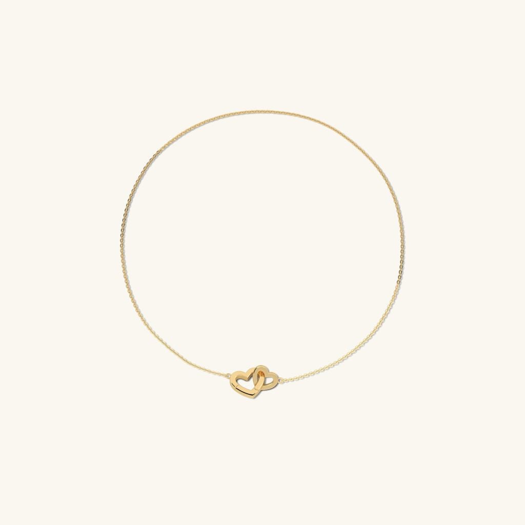 Thiết Kế Vòng Cổ Bạc Hình Trái Tim Lồng Mạ Vàng Đẹp Gix Jewel