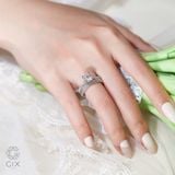  Nhẫn Vàng Cầu Hôn 18K & Bạc S925 Đính Kim Cương - Loyal Grace | Gix Jewel 