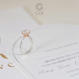  Nhẫn Vàng Cầu Hôn 18K & Bạc S925 Đính Kim Cương - Loyal Grace | Gix Jewel 