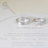 Nhẫn Vàng Cầu Hôn 18K & Bạc S925 Đính Kim Cương - Loyal Grace | Gix Jewel 