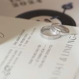  Nhẫn cưới kim cương đơn giản vàng tây 18k đẹp tặng đám cưới Gix Jewel 
