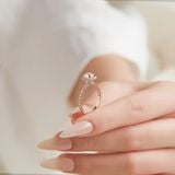  Nhẫn cầu hôn 10k đẹp giá rẻ dáng halo hột xoàn tròn đẹp viền tấm Moissanite đẹp Gix Jewel 