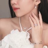  Nhẫn cầu hôn hột xoàn vàng trắng 18k - Whisper Gem | Gix Jewelry 