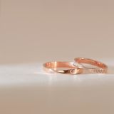  Nhẫn cưới 18k vô cực uy tín vàng tây đẹp mừng cưới đính kim cương đẹp Gix Jewel 