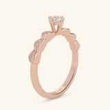  Nhẫn Kim Cương Đính Hôn Vàng 18K Trơn Đơn Giản Đẹp Nhất Gix Jewelry 