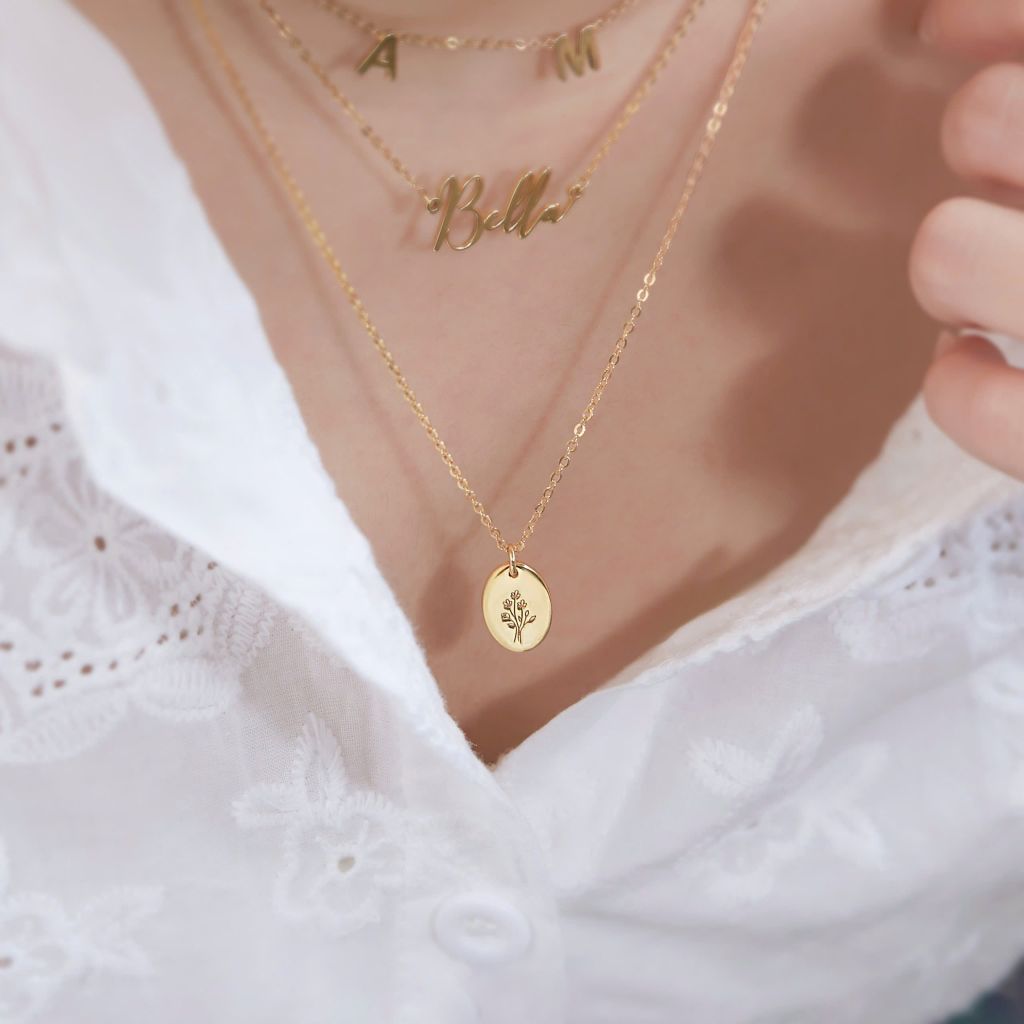  Mặt Dây Chuyền Khắc Hoa Hồng Theo Tên Riêng Ý Nghĩa Gix Jewel 