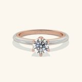  Nhẫn Kim Cương Đính Hôn Bằng Vàng Hồng 18K Đẹp Giá Rẻ Gix 
