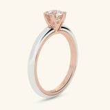  Nhẫn Kim Cương Đính Hôn Bằng Vàng Hồng 18K Đẹp Giá Rẻ Gix 