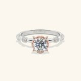  Nhẫn Cầu Hôn Kiểu Đẹp Giá Rẻ Vàng Tây 18K Đính Kim Cương Nhân Tạo Gix Jewel 