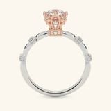  Nhẫn Cầu Hôn Kiểu Đẹp Giá Rẻ Vàng Tây 18K Đính Kim Cương Nhân Tạo Gix Jewel 