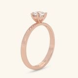  Nhẫn Cầu Hôn Vàng Trắng Đơn Giản Đính Kim Cương Nhân Tạo Đẹp Nhất Gix Jewel 