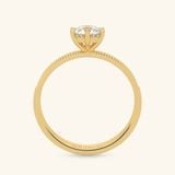  Nhẫn Cầu Hôn Vàng Trắng Đơn Giản Đính Kim Cương Nhân Tạo Đẹp Nhất Gix Jewel 