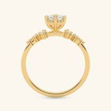  Nhẫn Cầu Hôn Vàng 18K Đính Kim Cương Siêu Đẹp Gix Jewel 