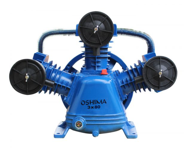  Đầu nén khí Oshima 80x3 -  5 HP 