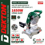  Máy cắt nhôm gỗ Dekton DK -  CN 255 MTT (Motor không chổi than) 