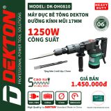  Máy đục bê tông Dekton - DK - DH 0810 