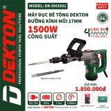  Máy đục bê tông Dekton - DK - DH 3501 