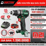  Khoan Pin Dekton M21-KB1385PRO - combo 1 Pin 1 sạc -C 