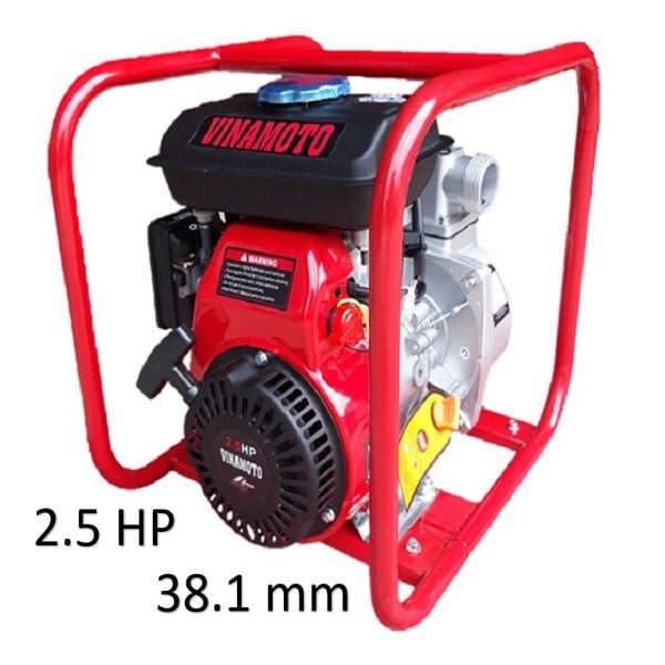  Máy bơm nước chạy xăng Vinamoto  1.5 inch -  2.5HP - ống  38.1 mm 