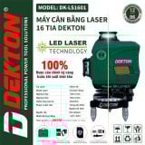  Máy cân bằng laser Dekton - DK LS1601 - 16 tia (Tia xanh) - có remote 