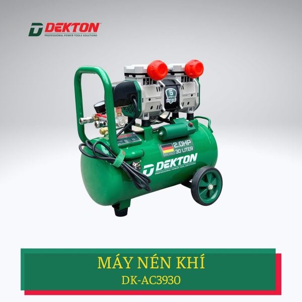  Máy nén khí không dầu DEKTON DK - AC 3950  - 4 HP - 50L 