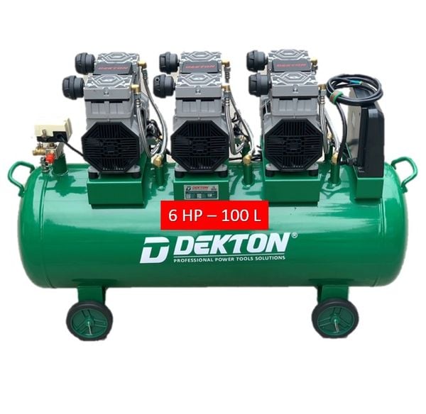 Máy Nén Khí Dekton DK-AC59100 - 100L - 6 HP (Không Dầu) 