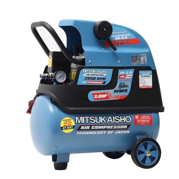  Máy Nén Khí Có dầu Mitsukaisho 30L - 2 HP 