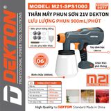  Máy phun sơn DEKTON M21-SPS1000 (Mới nhất 2025) 
