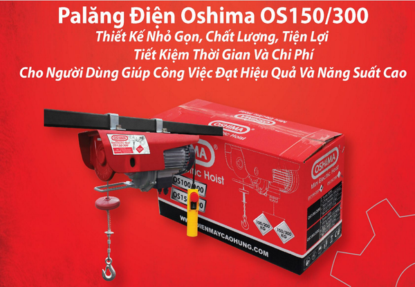  Tời điện - Palang điện OS 150/300 