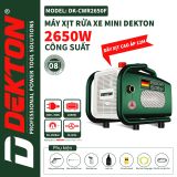  Máy Rửa Xe Chỉnh Áp 2650W Dekton DK-CWR2650F ( 2650 W) - Chỉnh Áp - Dây 12m 
