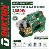  Máy Rửa Xe Dekton DK-HPW 2350A - 2350W (Chuyên Nghiệp) 