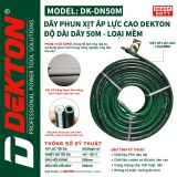  Dây phun cao áp Dekton DK-DN50M - Mềm -  Đường kính 8.5 mm (mét) 