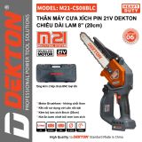  Cưa xích Pin Dekton M21-CS08BLC 