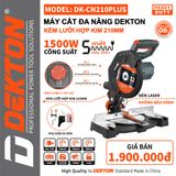  Máy cắt nhôm gỗ Dekton DK - CN 210 Plus - điều chỉnh 3 tốc độ 