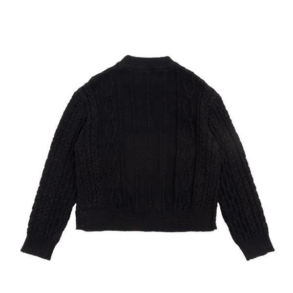  KNIT SWEATER / BLACK 