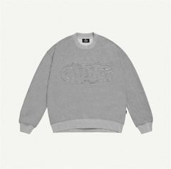 PATCH LOGO SWEATER / GREY