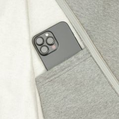 METAL FULLZIP HOODIE / GREY