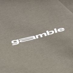 LOGO BOXY FULLZIP HOODIE/ STONE