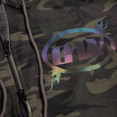 FLAME LOGO FULLZIP HOODIE / CAMO