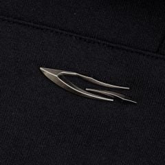 METAL FULLZIP HOODIE / BLACK