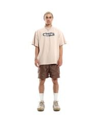 LOGO TAPE TEE / BEIGE