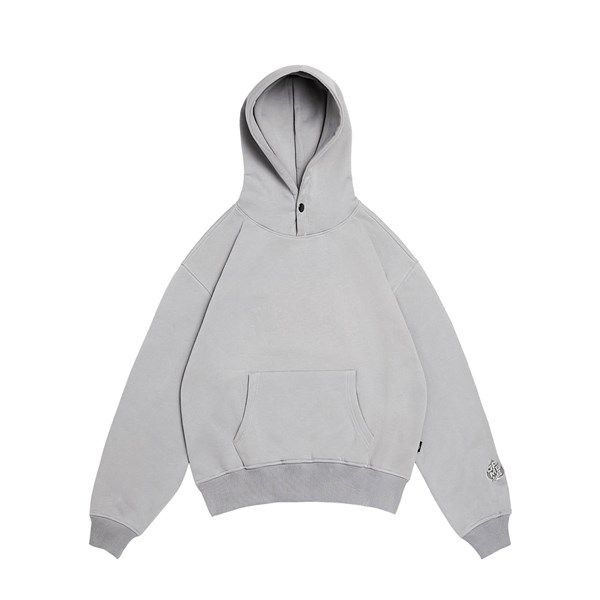  ACE METAL BOXY HOODIE / SMOKE 