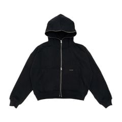 METAL FULLZIP HOODIE / BLACK