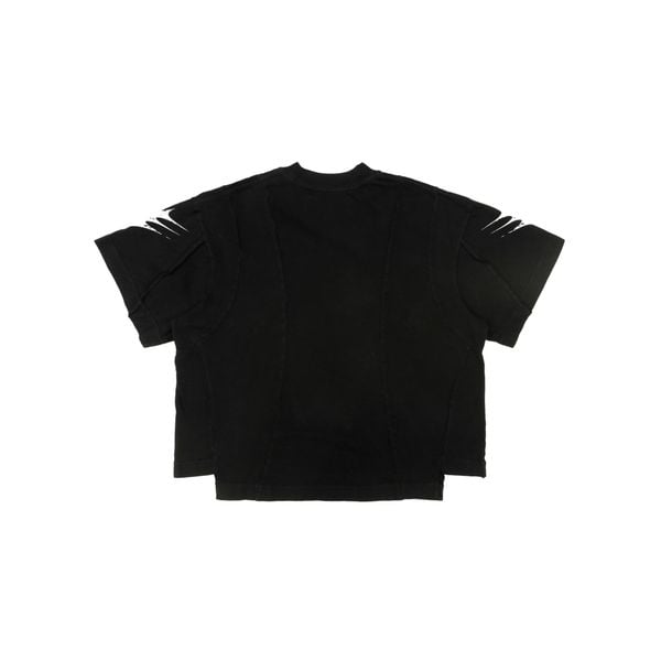 STITCHED TEE/ CHARCOAL 