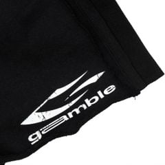 DOUBLE-WAISTED SHORTS / BLACK